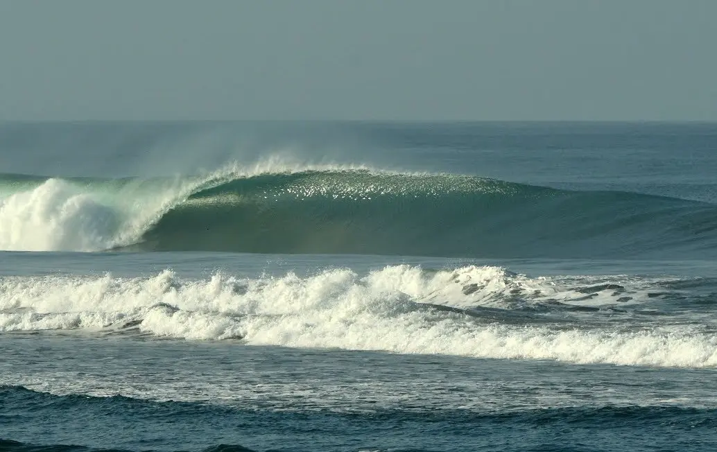 Advanced surfing at Playa Hermosa near Jaco Costa Rica