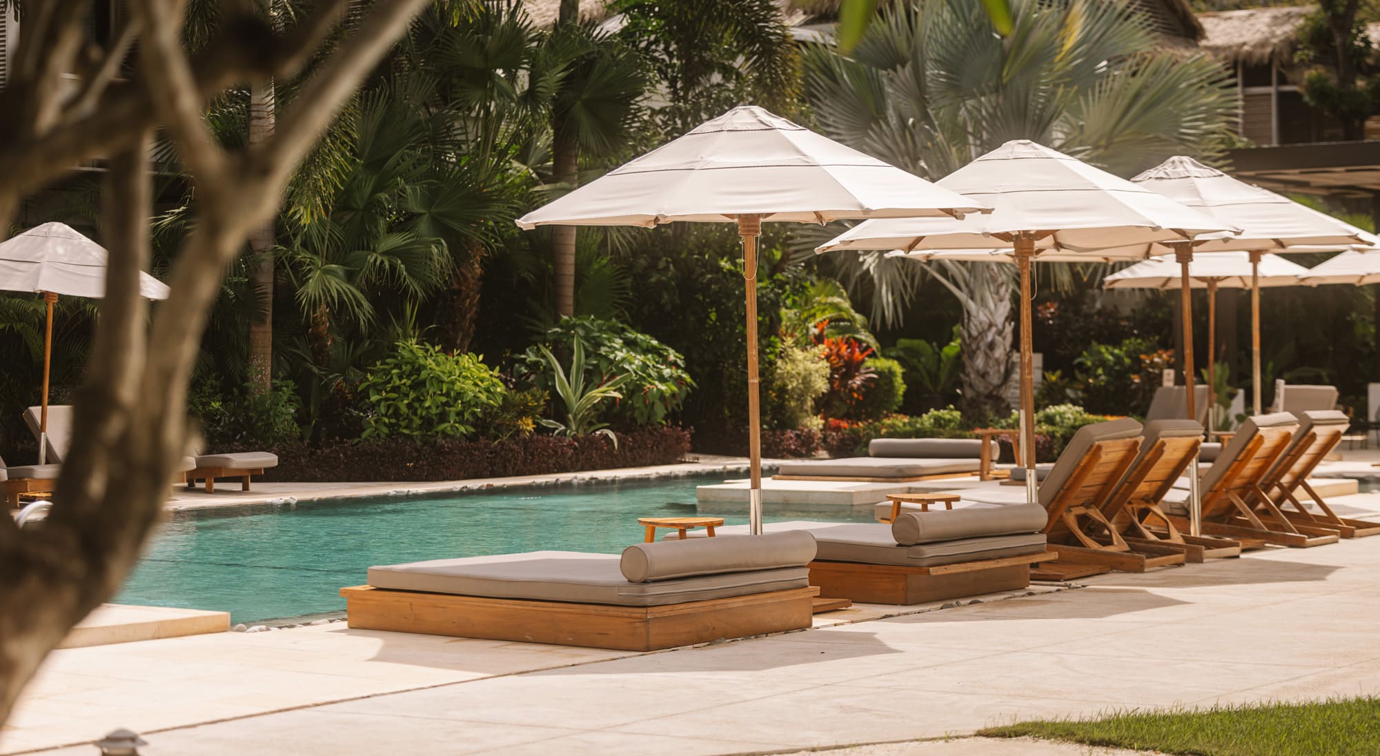Interior lifestyle shot of The Gilded Iguana Surf Club in Nosara