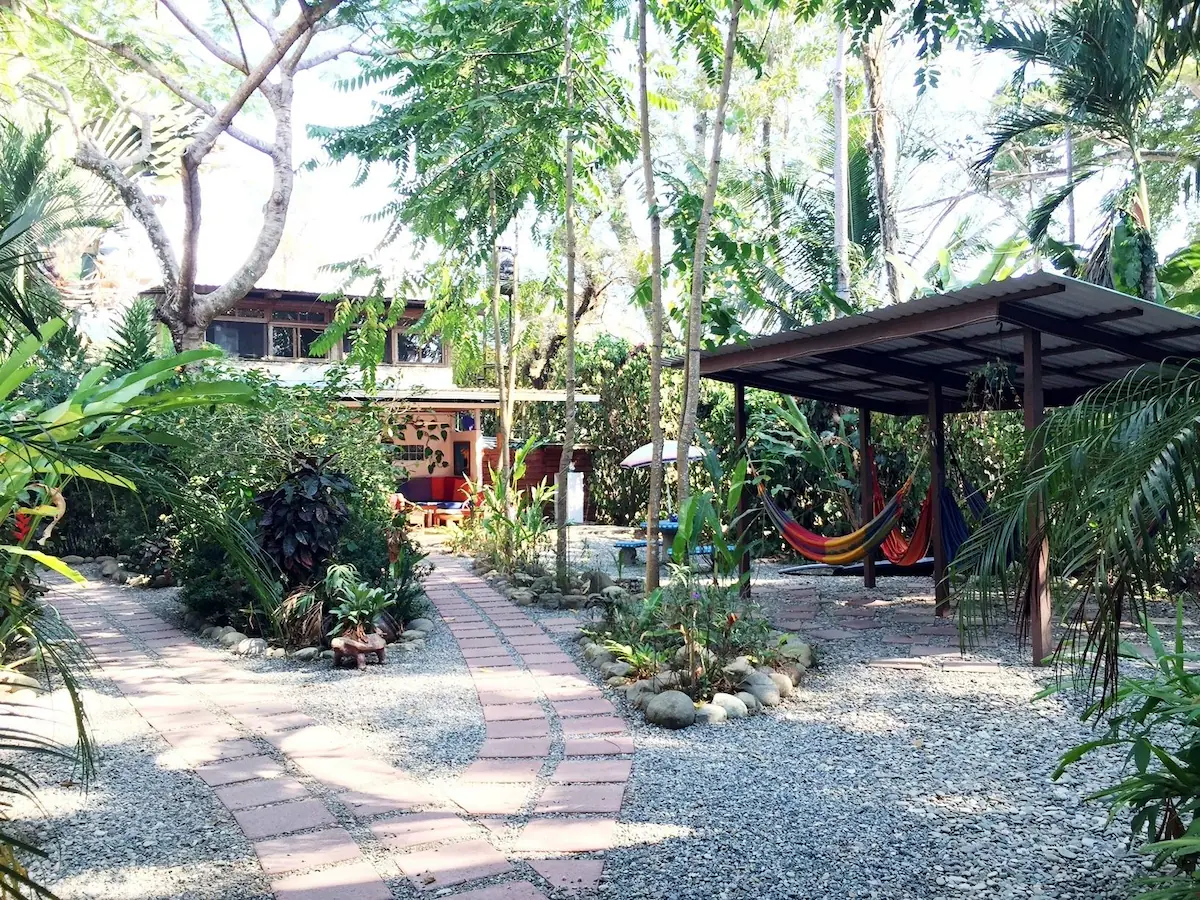Tropical Sands Dominical Eco Inn garden pathway