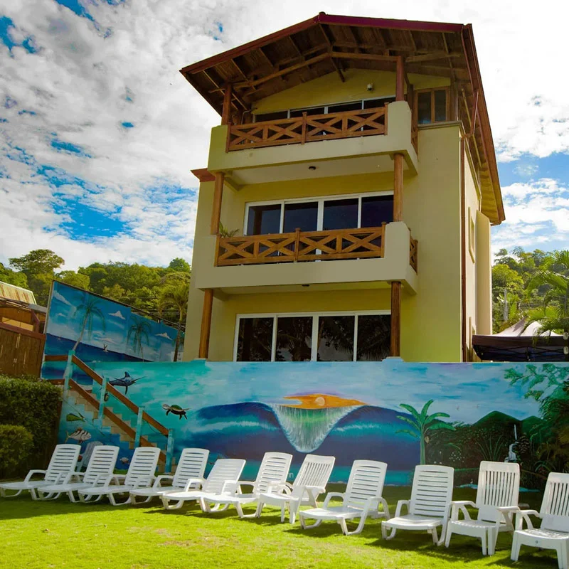 Surf Inn Hermosa beachfront accommodations in Playa Hermosa Costa Rica